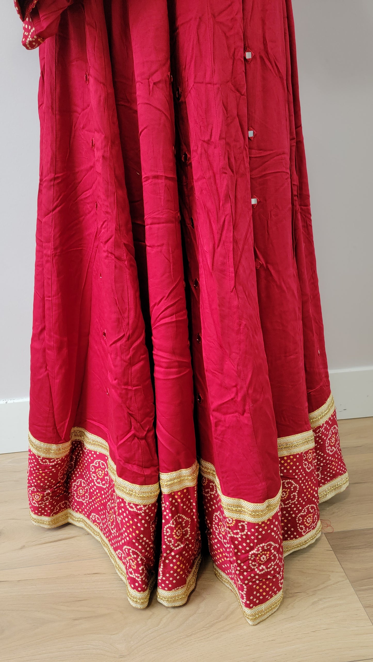 Dark Red Chaniyacholi