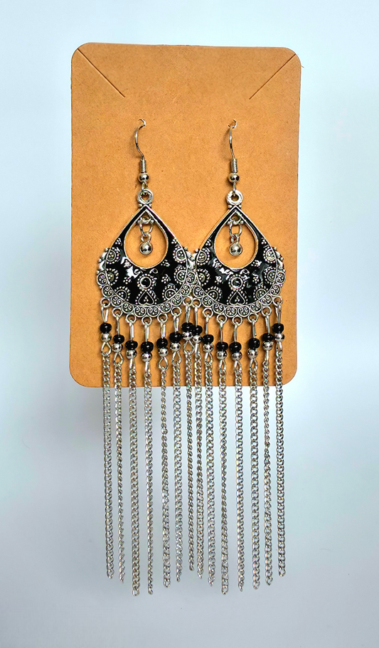 Cascading Chains Earrings #2