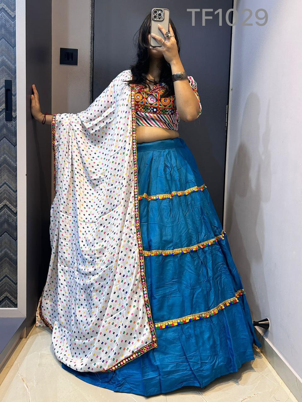 Color Option Lehenga With Dupatta