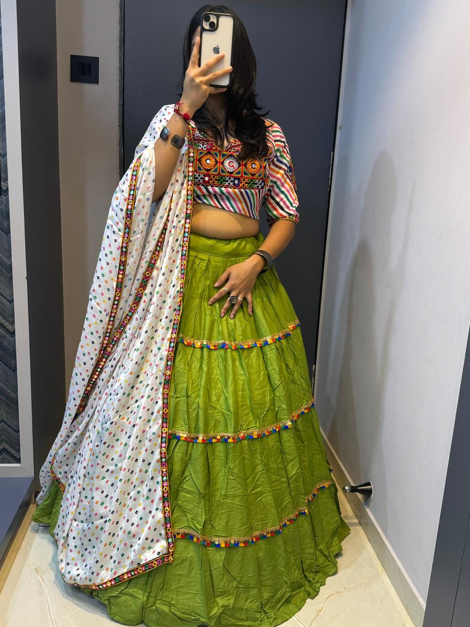 Color Option Lehenga With Dupatta