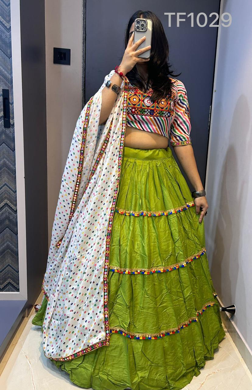 Color Option Lehenga With Dupatta