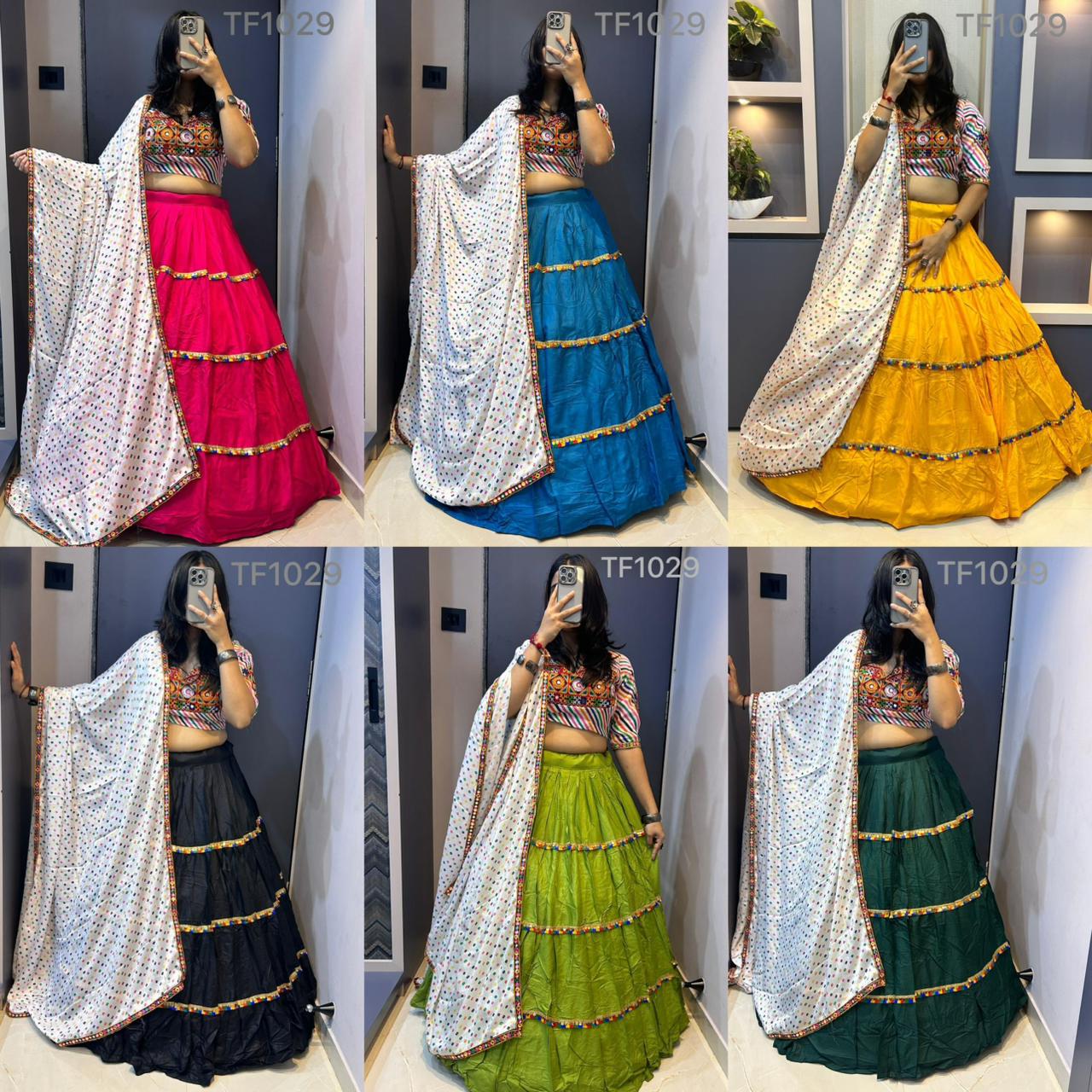 Color Option Lehenga With Dupatta